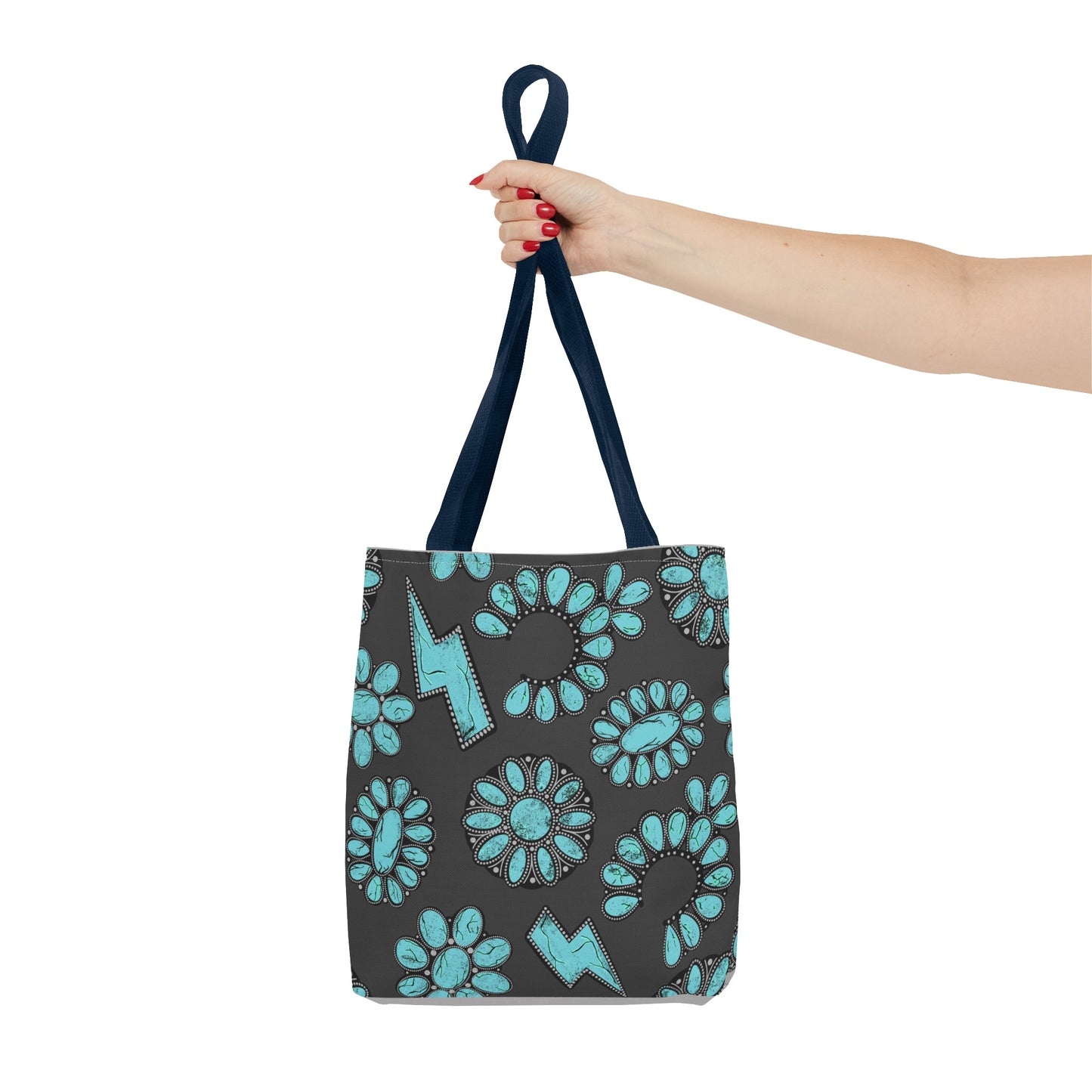 Turquoise Junkie Tote Bag