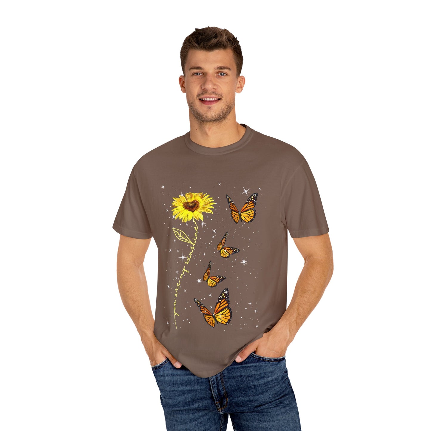 Sunflower and butterflies Tee
