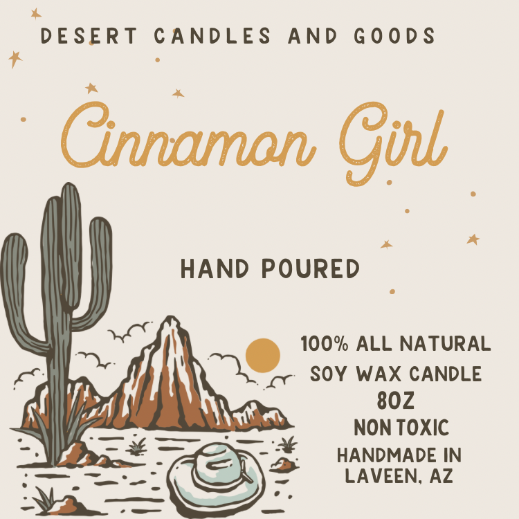 Cinnamon Girl 8oz Candle