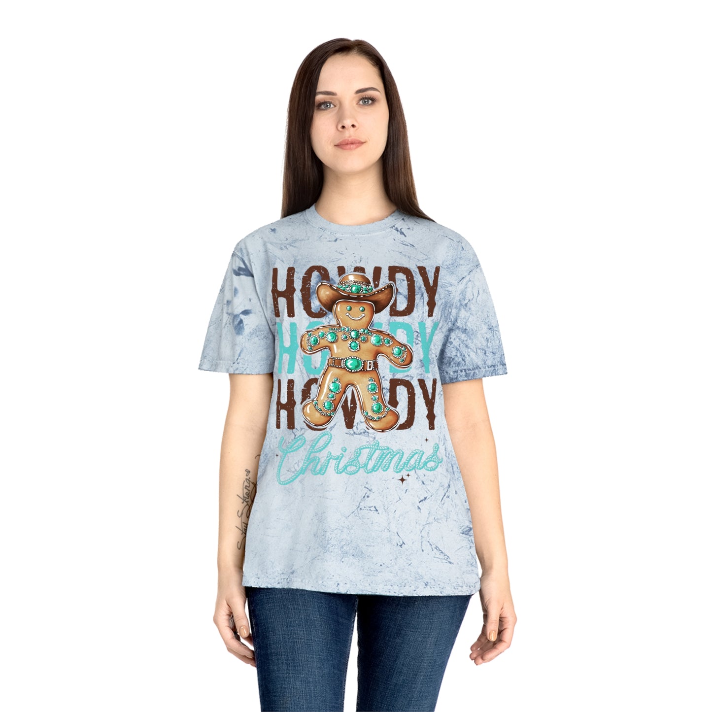 Unisex Color Blast T-Shirt Gingerbread