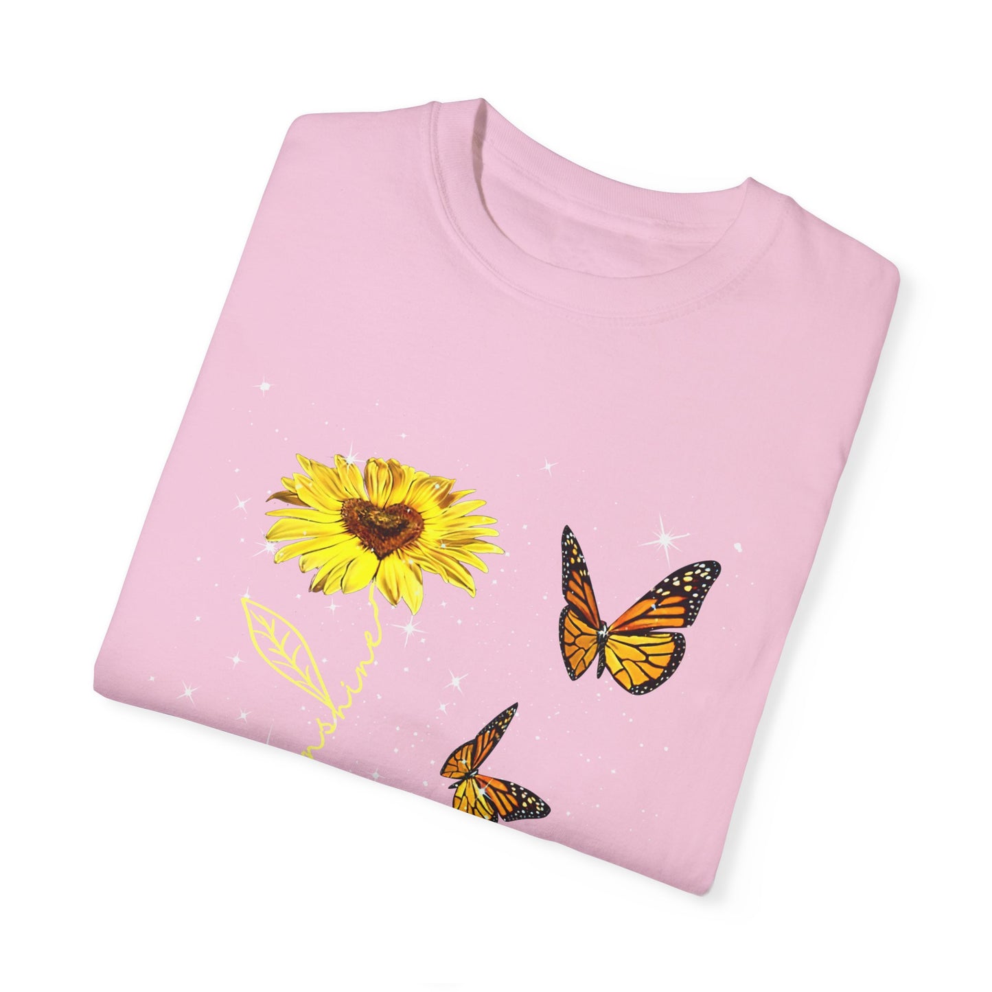 Sunflower and butterflies Tee