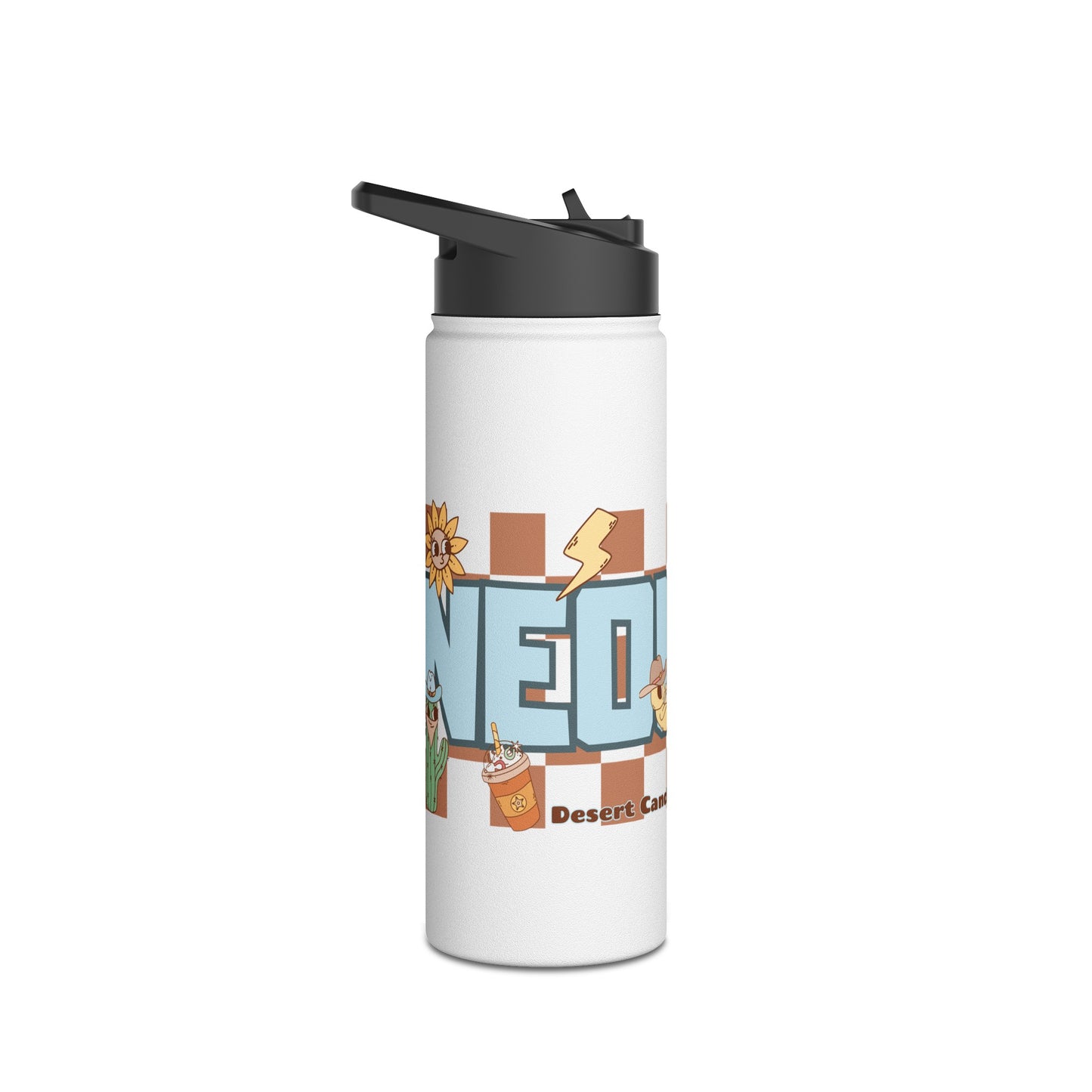 NEEOOUGGHH Stainless Steel Water Bottle, Standard Lid