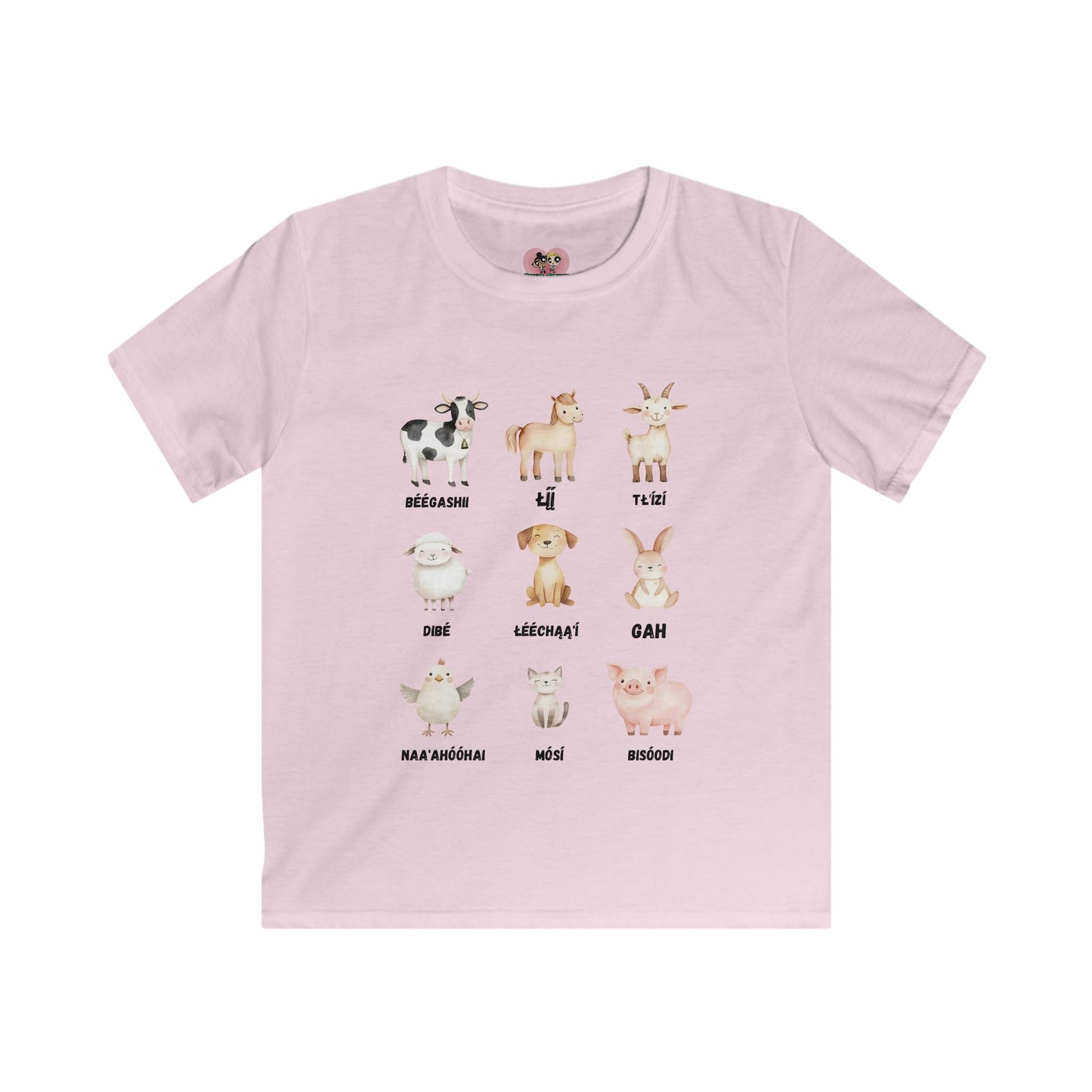 Cute Animal Sounds Kids Tee, Farm Animal Shirt, Playful T-Shirt, Birthday Gift, Cute Graphic Tee