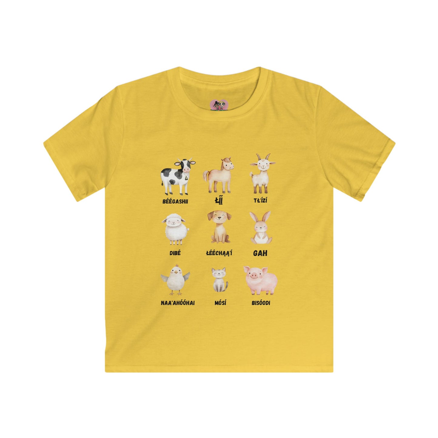 Cute Animal Sounds Kids Tee, Farm Animal Shirt, Playful T-Shirt, Birthday Gift, Cute Graphic Tee