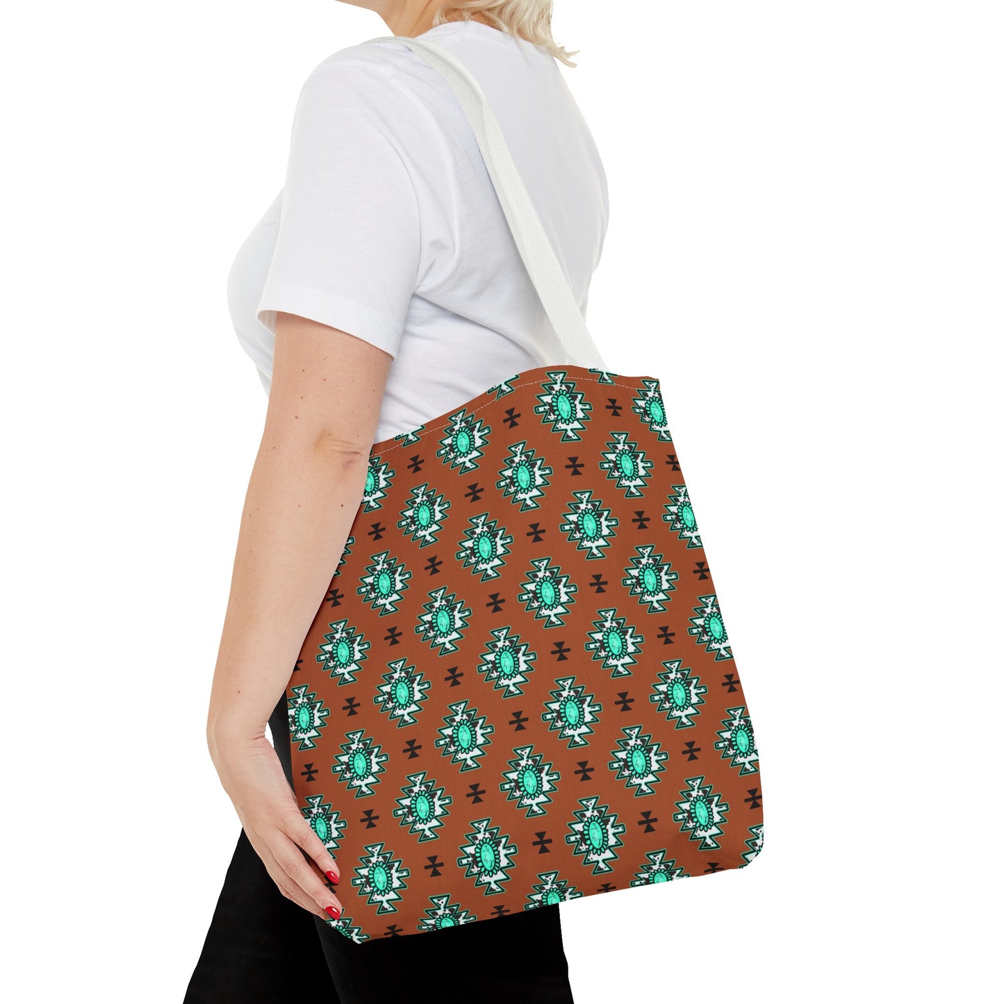 Brownie Turquoise Love Tote Bag