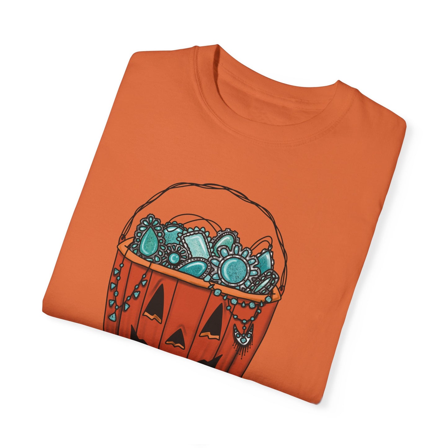 Unisex Garment-Dyed T-shirt Pumpkin