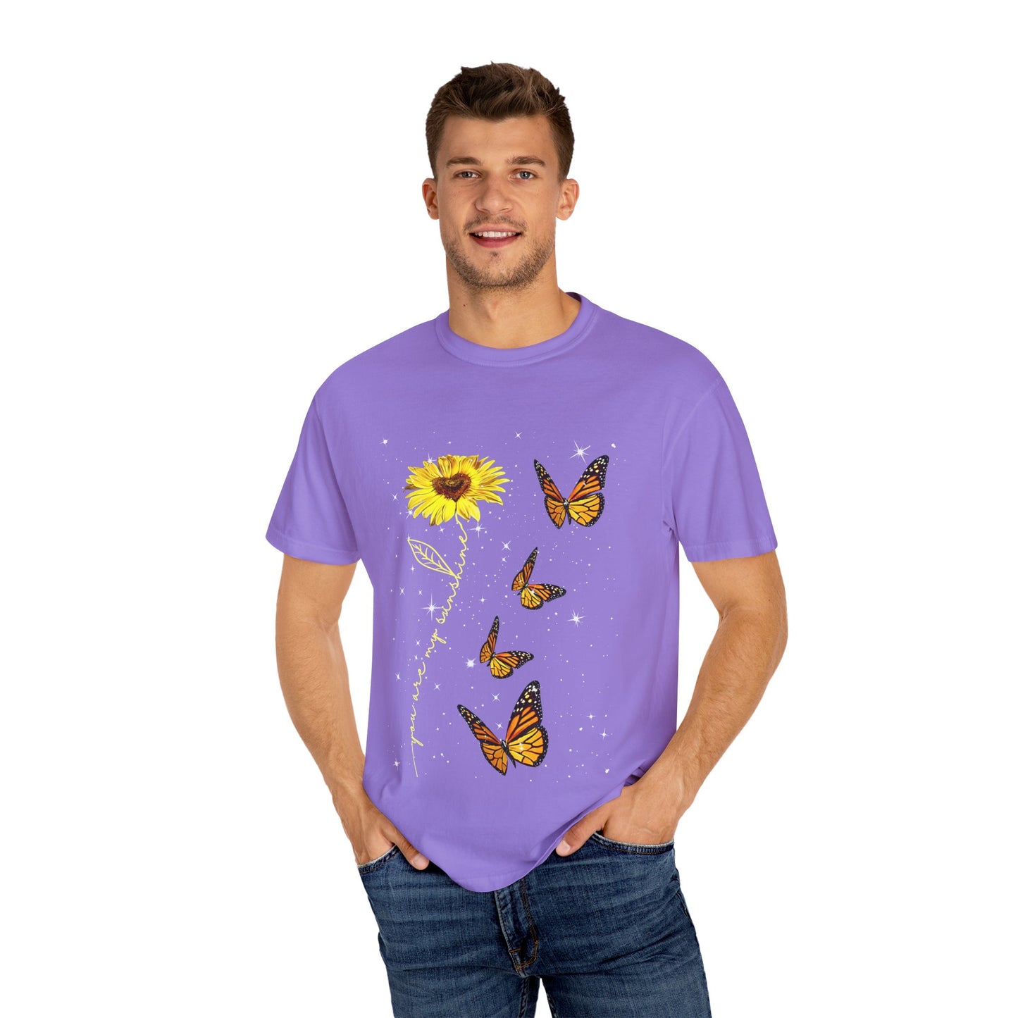 Sunflower and butterflies Tee