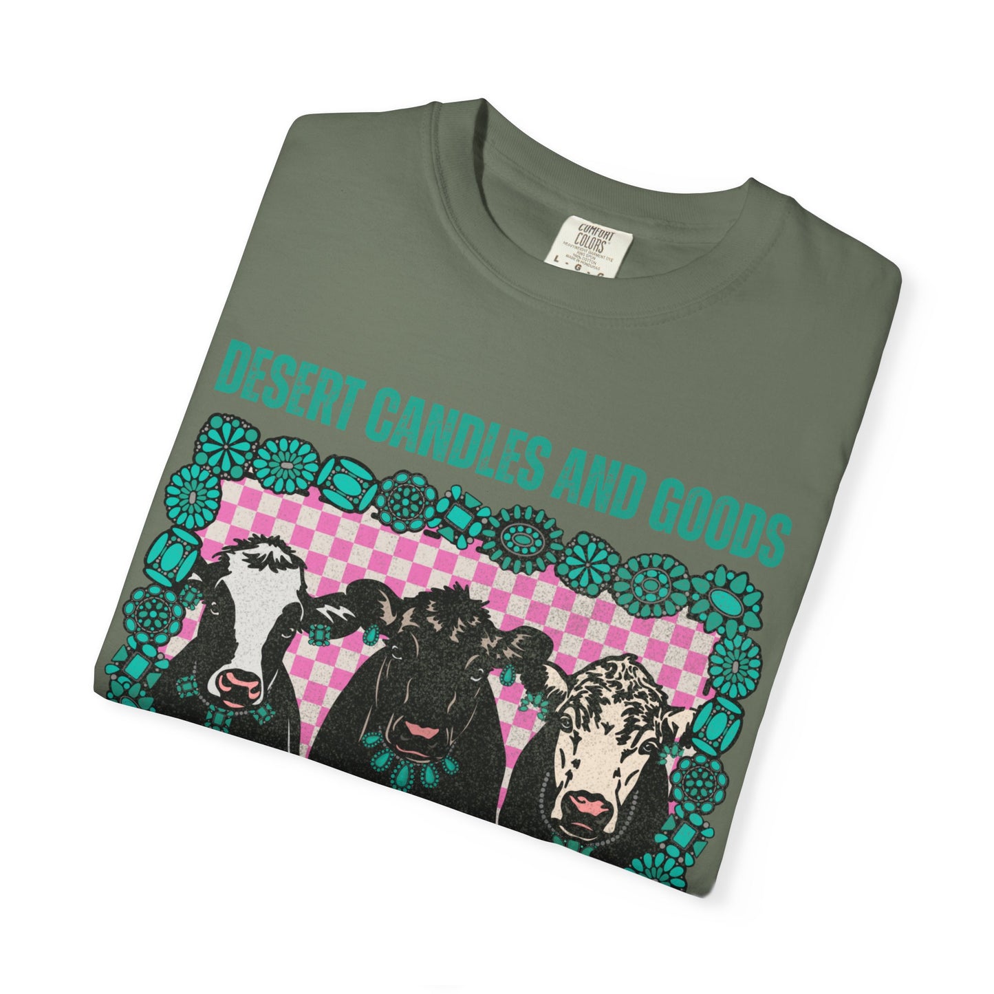 Cow Unisex Garment-Dyed T-shirt