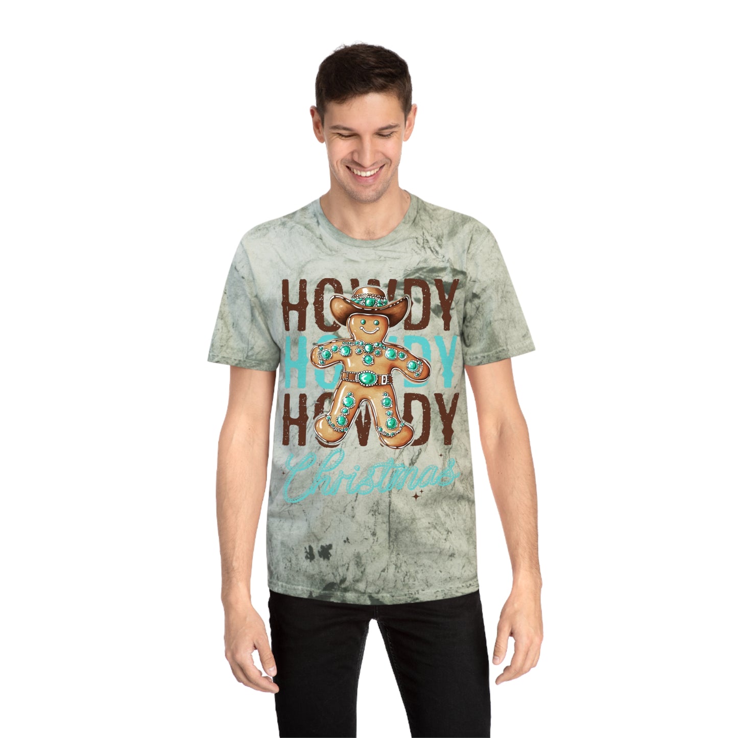 Unisex Color Blast T-Shirt Gingerbread