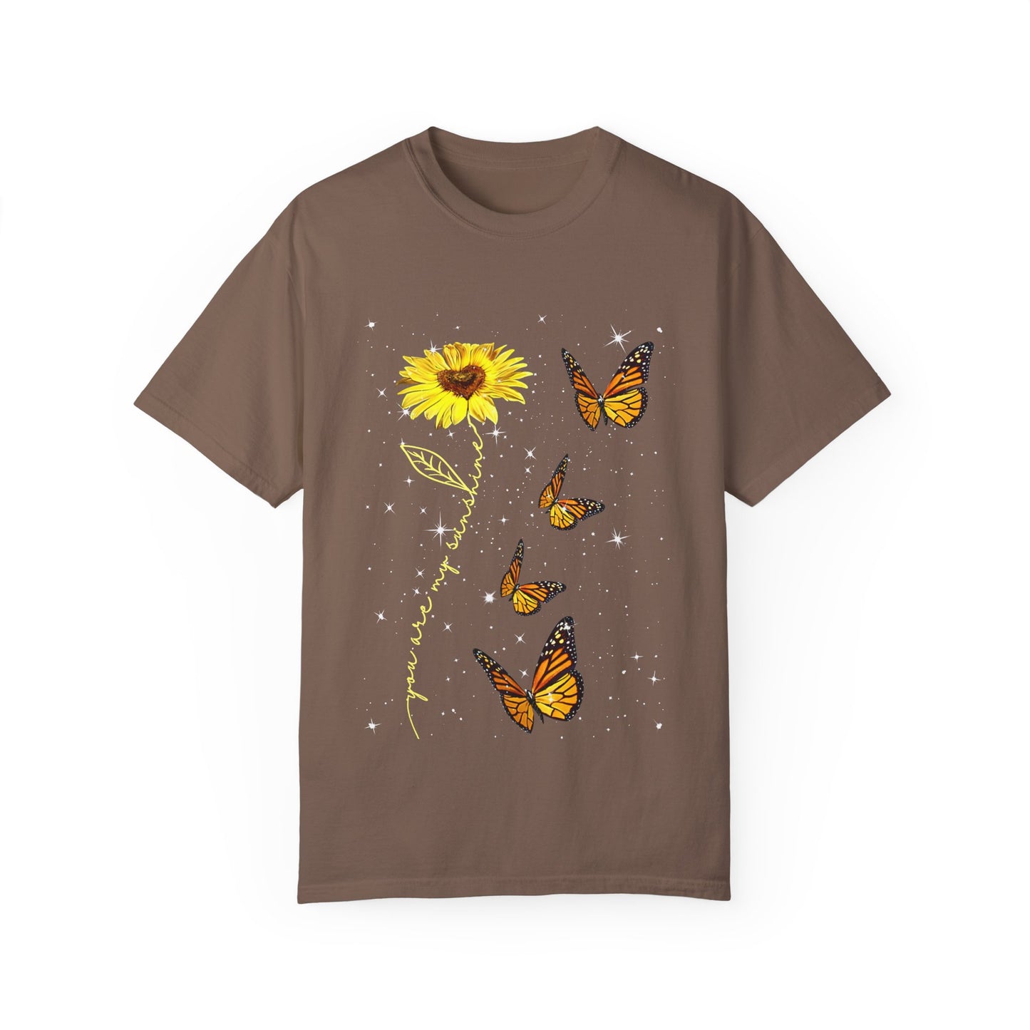 Sunflower and butterflies Tee