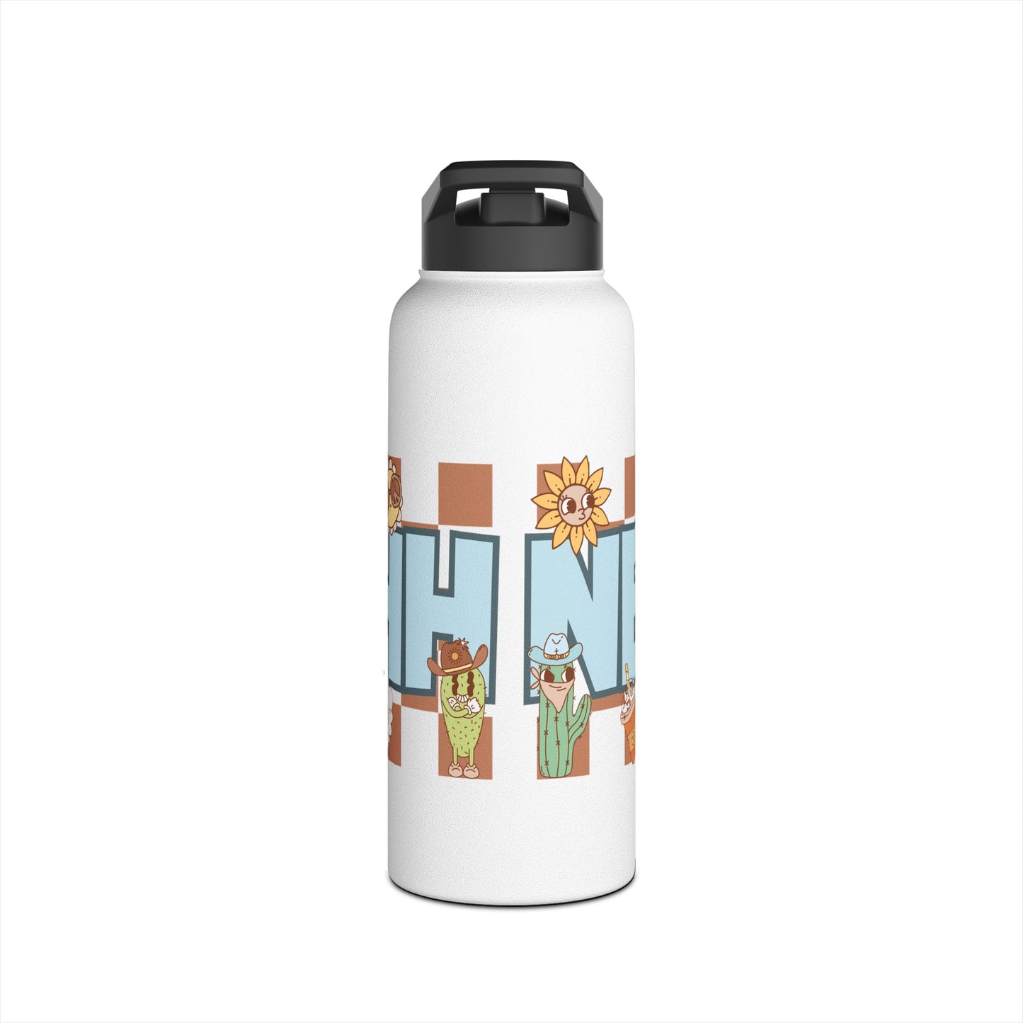 NEEOOUGGHH Stainless Steel Water Bottle, Standard Lid