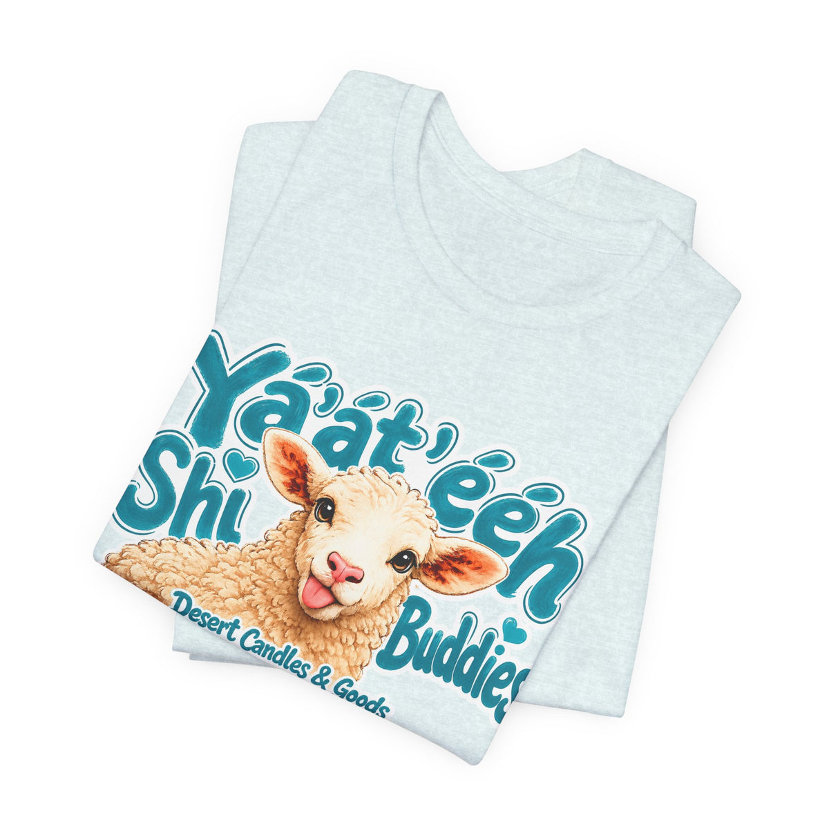 Ya'at'éeh Shi Buddies Tee — Cute Desert Lamb Graphic T-Shirt
