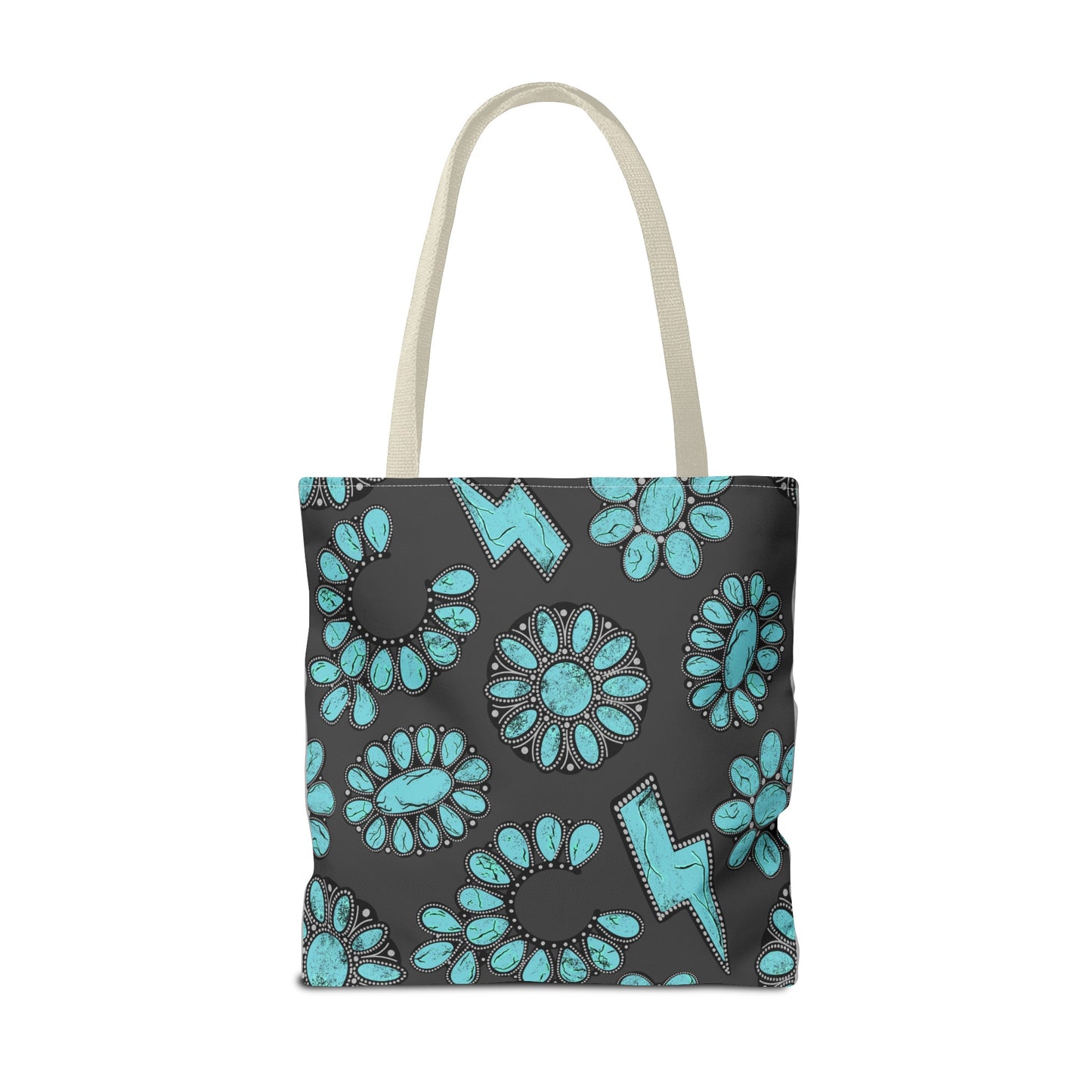 Turquoise Junkie Tote Bag