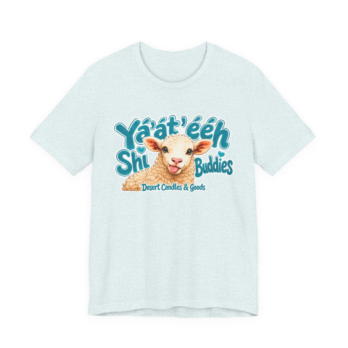 Ya'at'éeh Shi Buddies Tee — Cute Desert Lamb Graphic T-Shirt