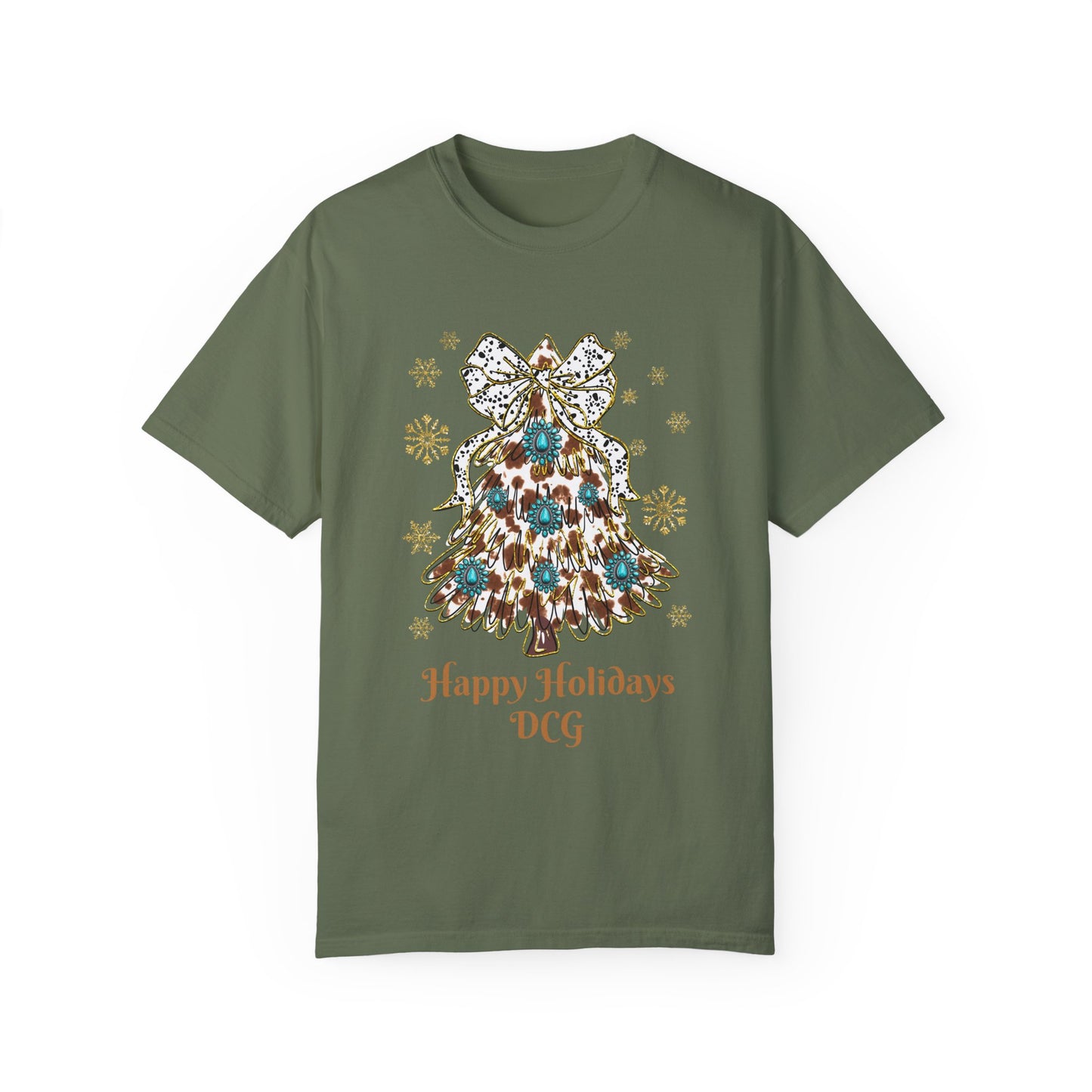 Unisex Garment-Dyed T-shirt Happy Holidays