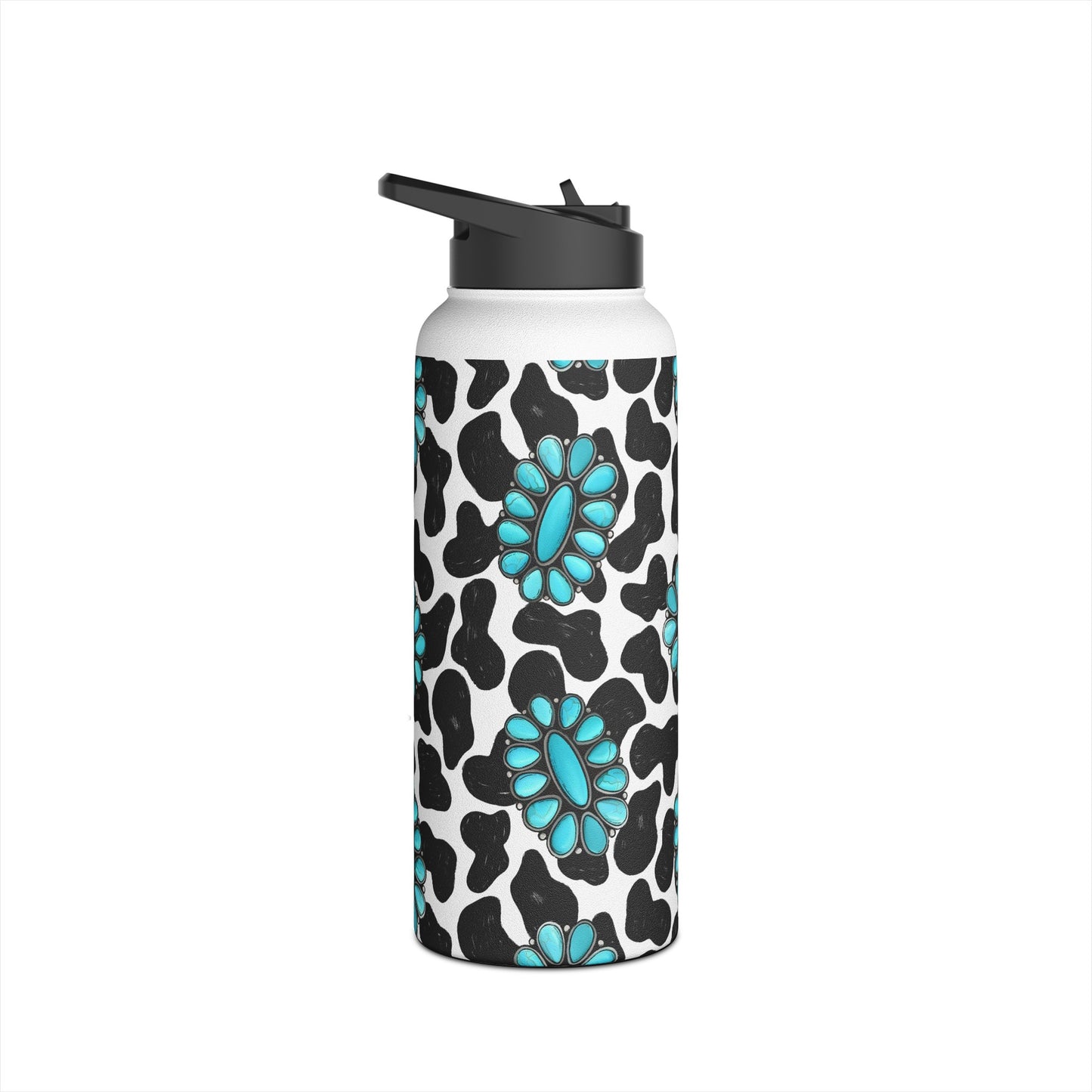 Turquoise love Stainless Steel Water Bottle