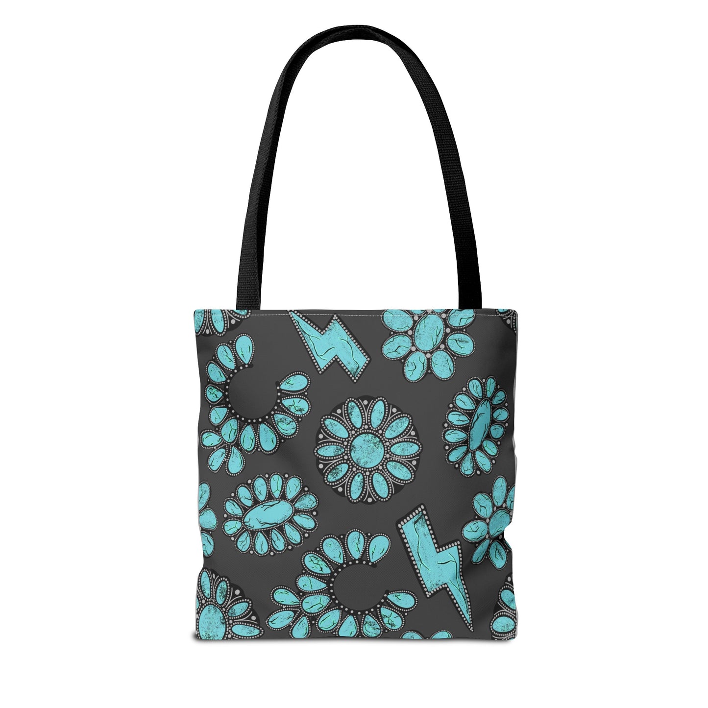 Turquoise Junkie Tote Bag