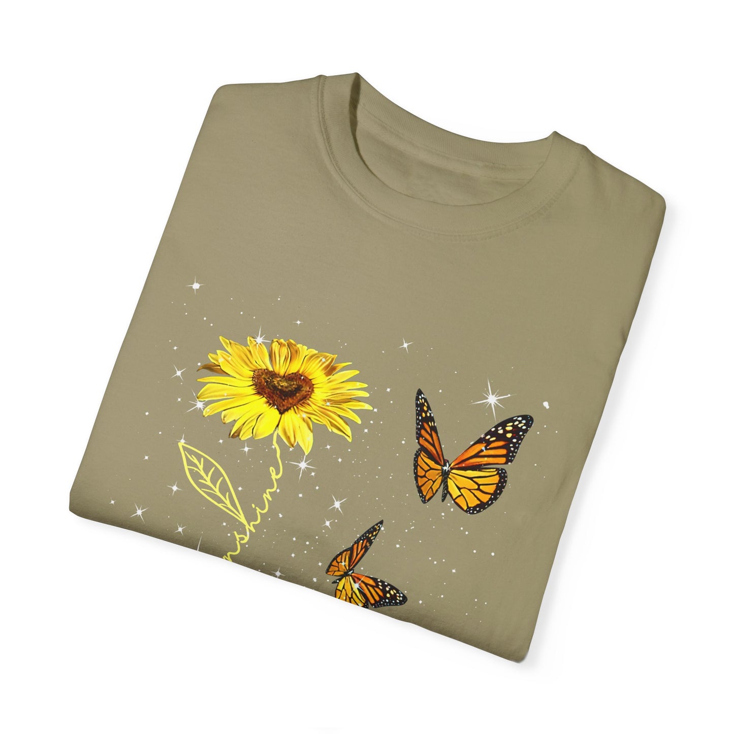 Sunflower and butterflies Tee