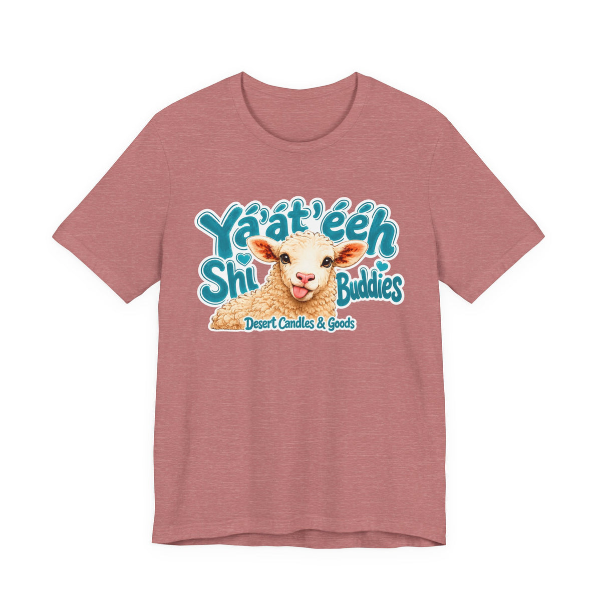 Ya'at'éeh Shi Buddies Tee — Cute Desert Lamb Graphic T-Shirt