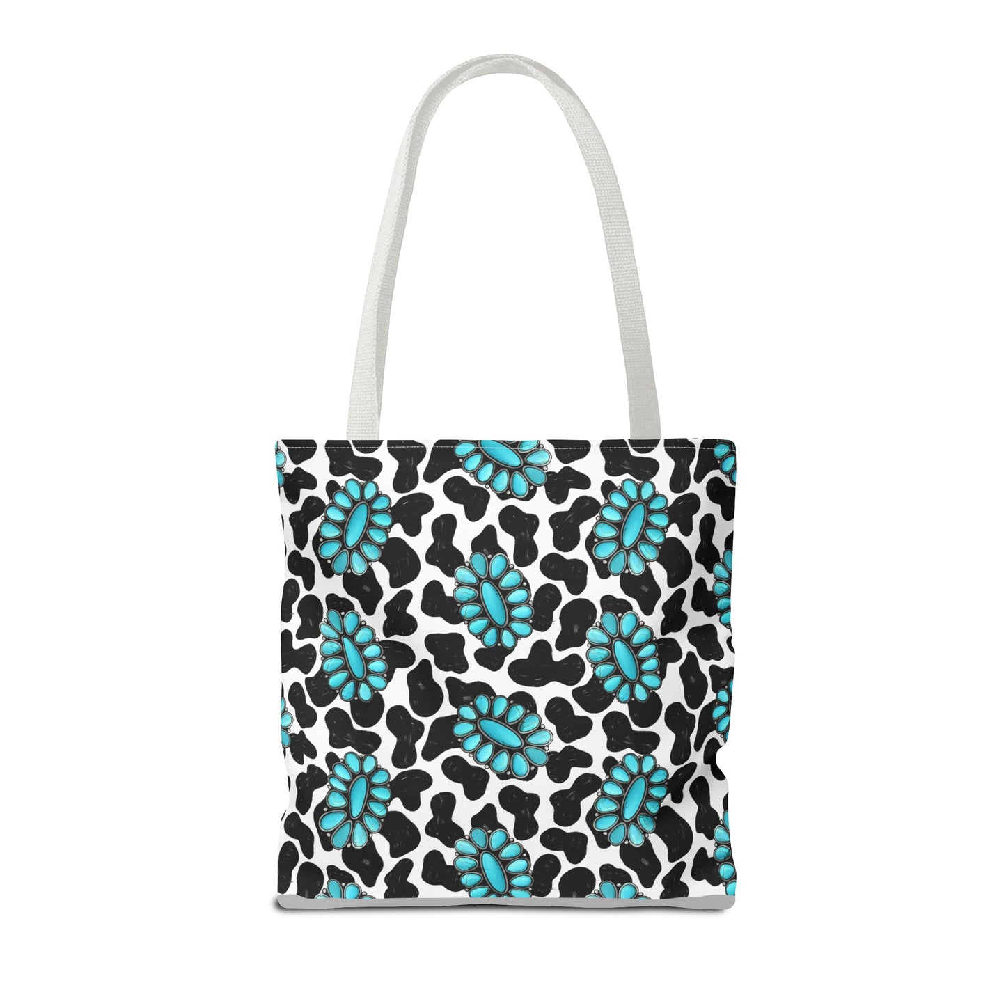 Turquoise Love Tote Bag