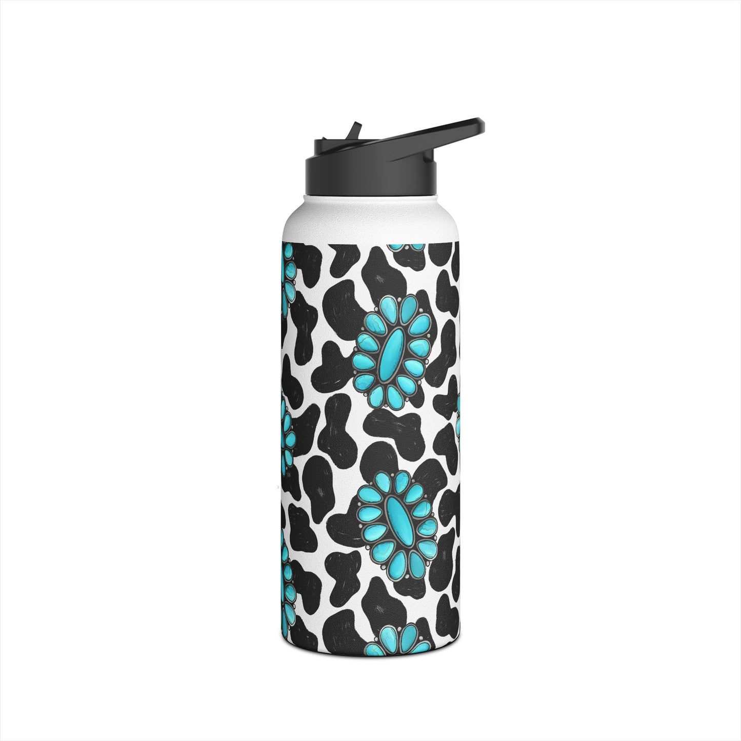 Turquoise love Stainless Steel Water Bottle