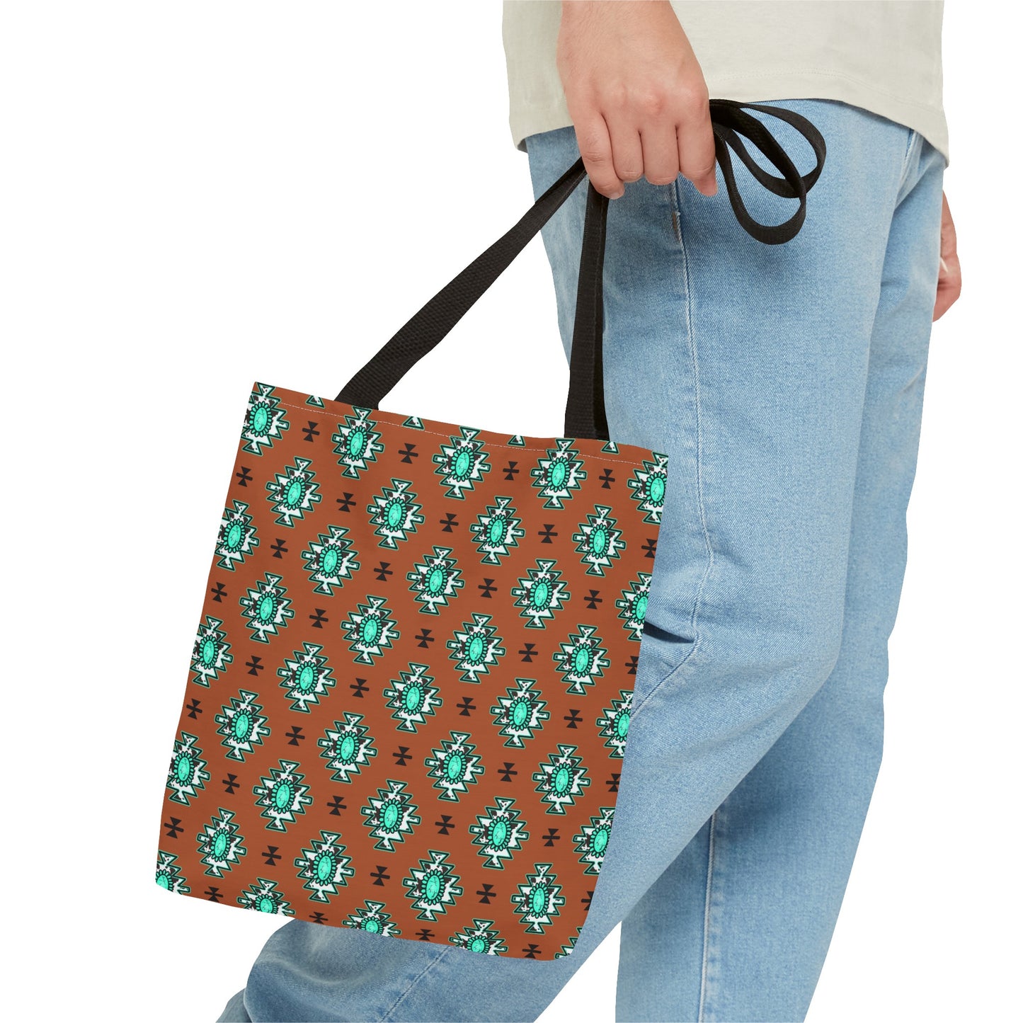 Brownie Turquoise Love Tote Bag