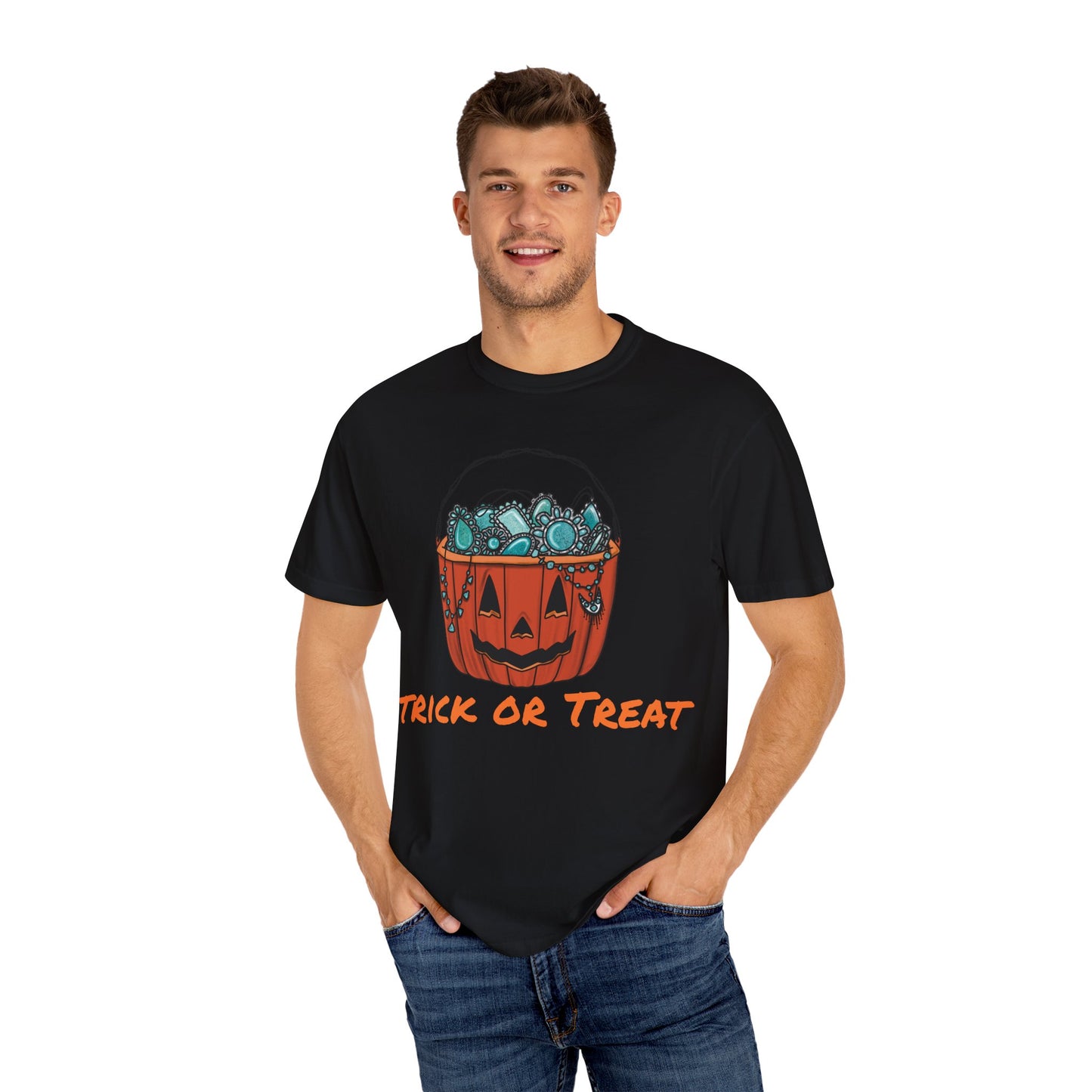 Unisex Garment-Dyed T-shirt Pumpkin