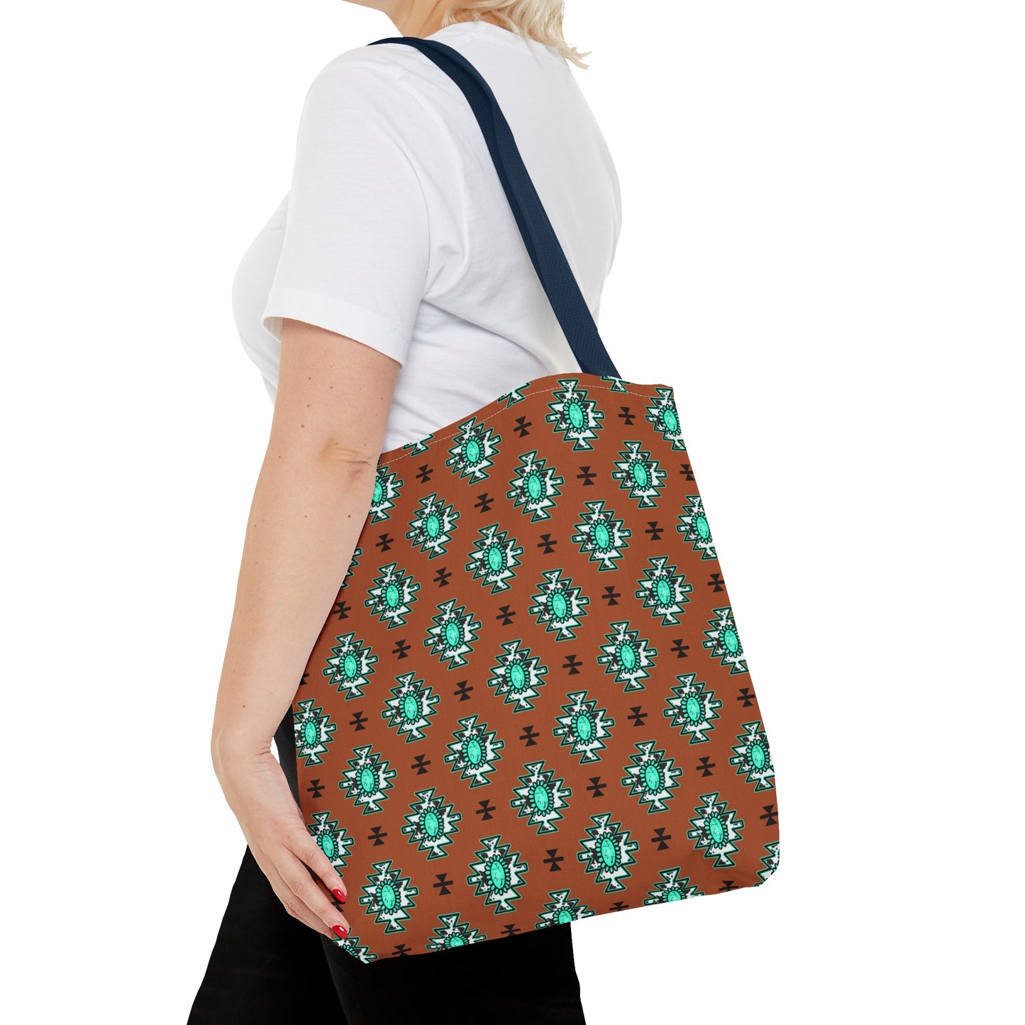 Brownie Turquoise Love Tote Bag