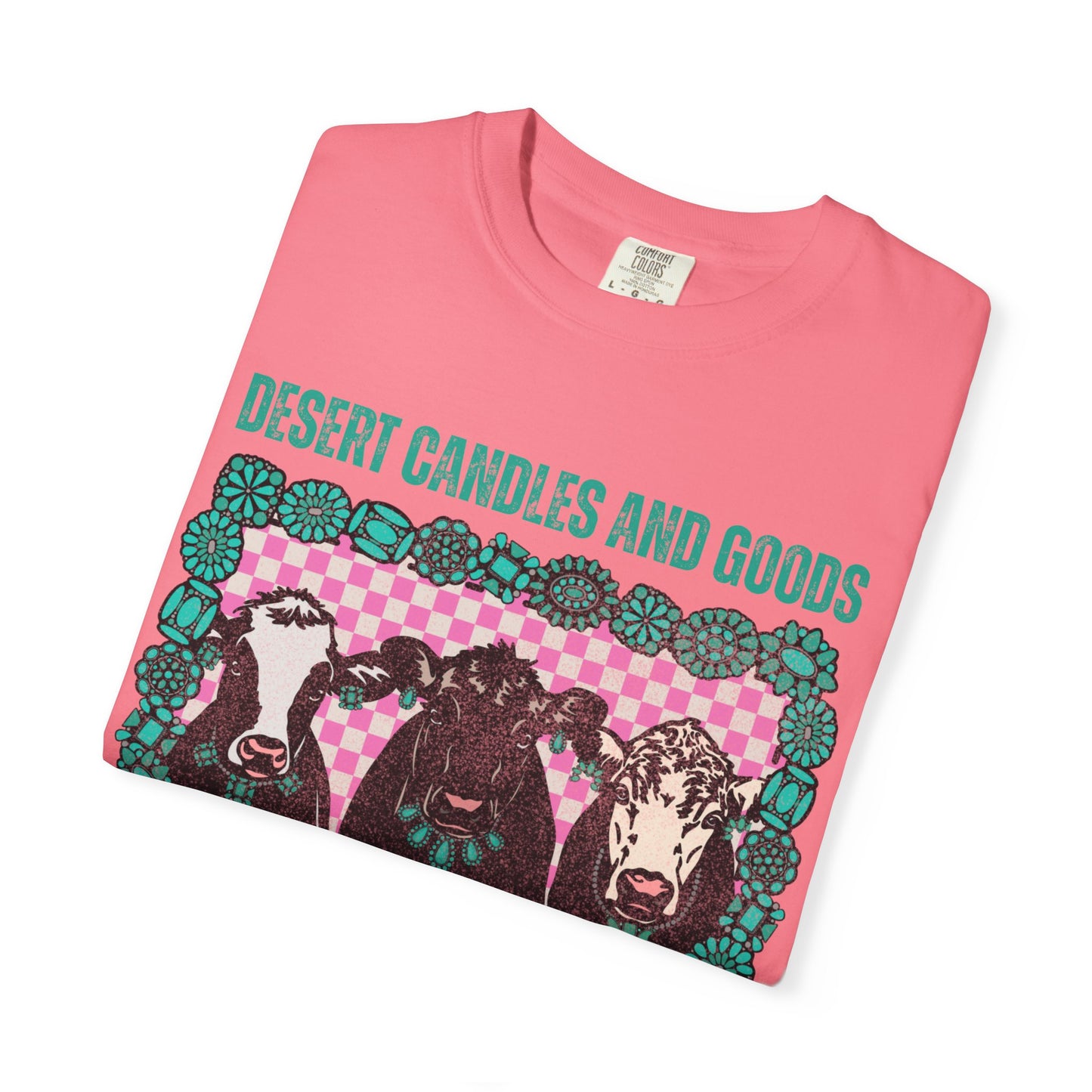 Cow Unisex Garment-Dyed T-shirt