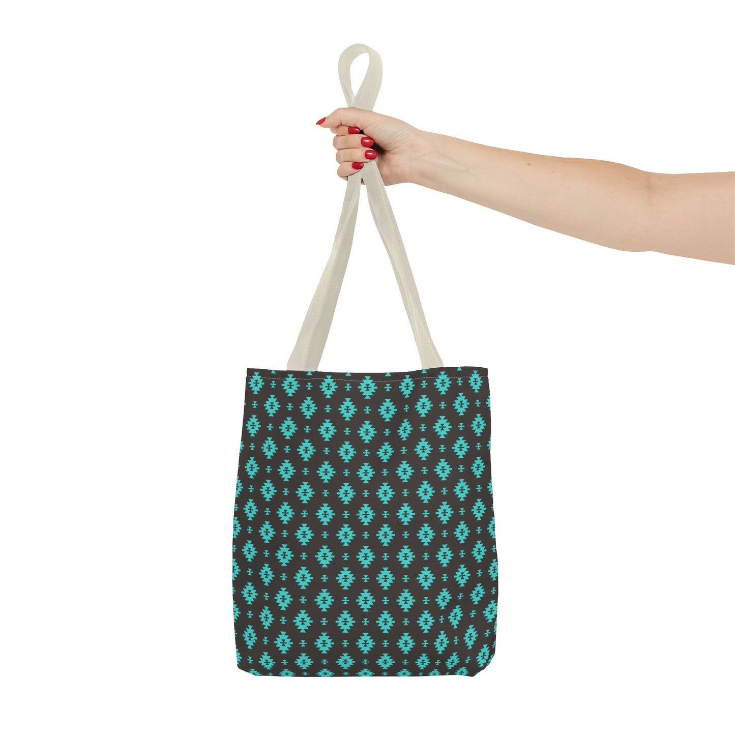 Turquoise Design Tote Bag