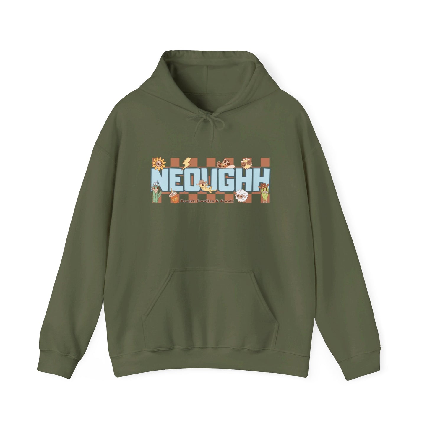 NEEOOUGGHH Unisex Hooded Sweatshirt