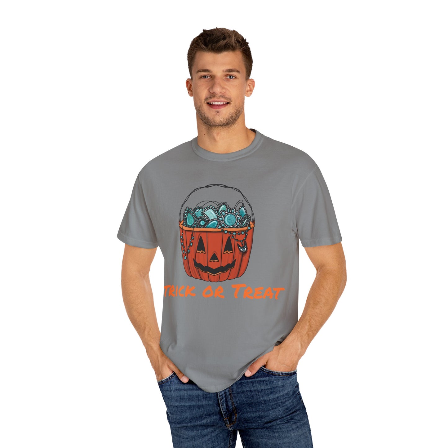 Unisex Garment-Dyed T-shirt Pumpkin