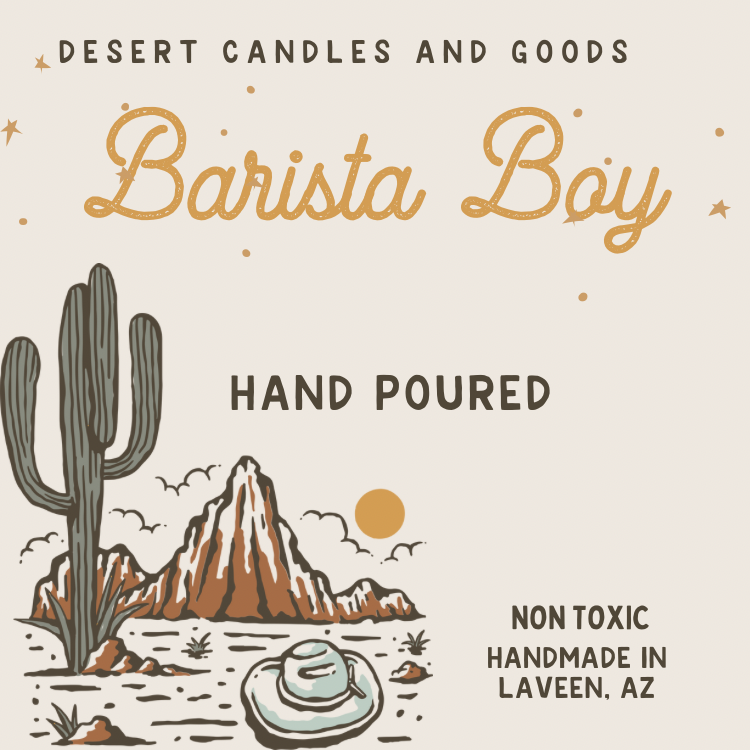 Barista Boy 8oz Candle