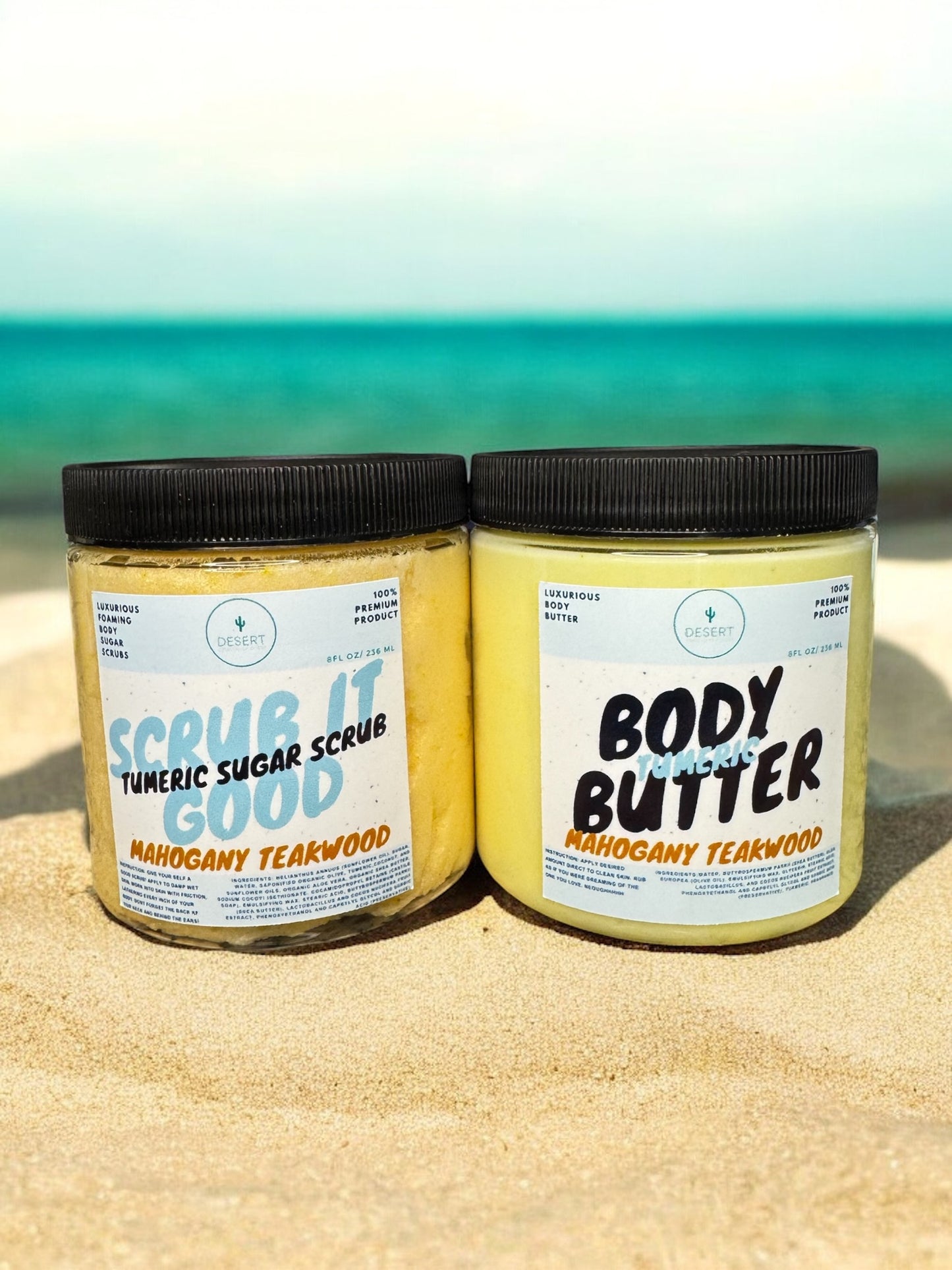 8oz Turmeric Body Scrub & Butter Bundle