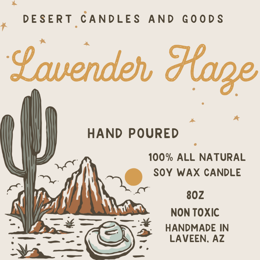 Lavender Haze 8oz Candle