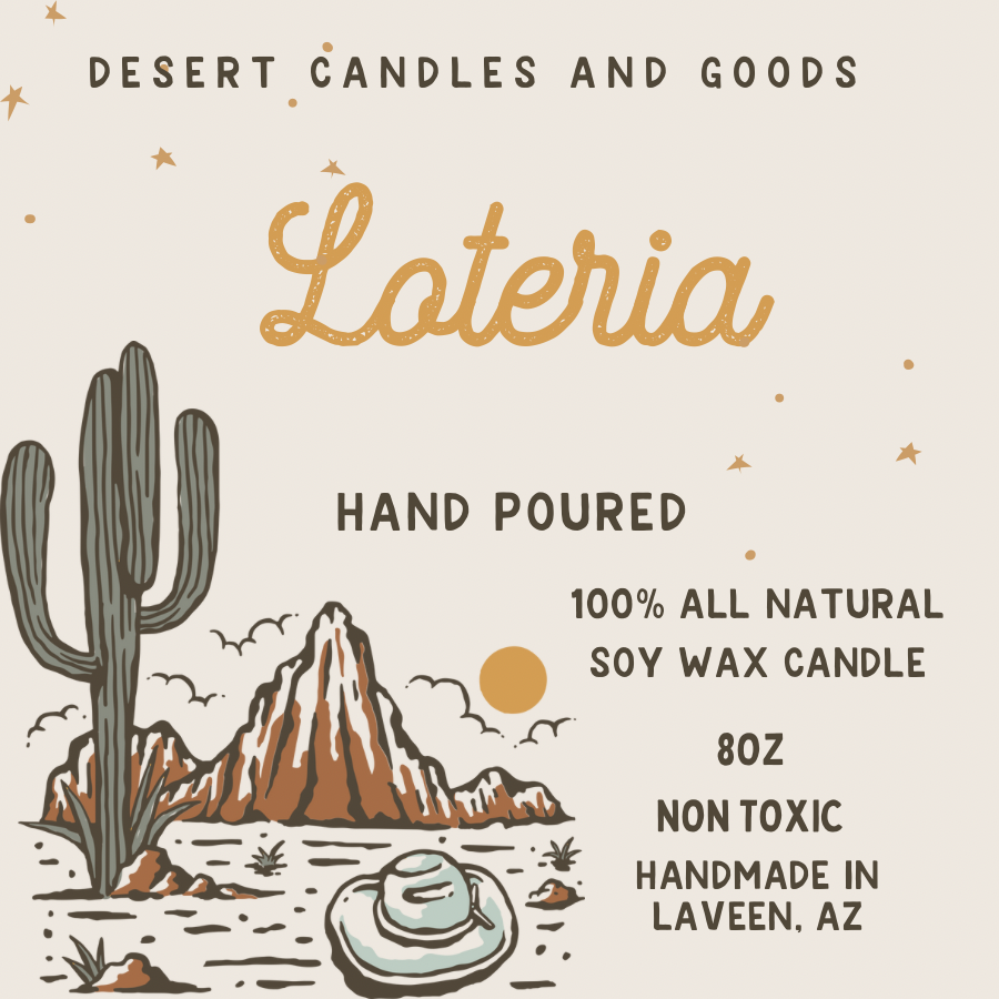 Loteria Soy 8oz Candle