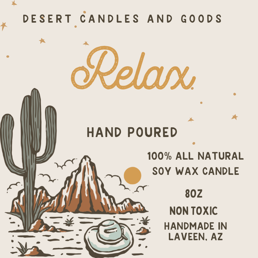 Relax 8oz Candle