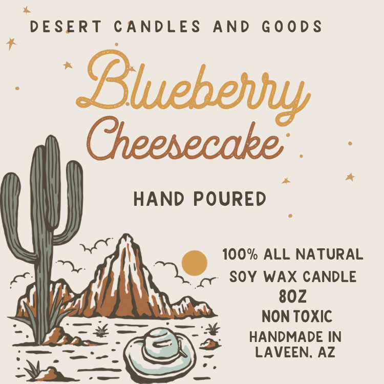 Blueberry Cheesecake 8oz Candle