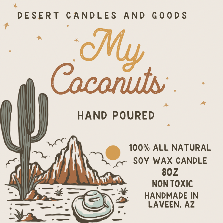 My Coconuts 8oz Candle