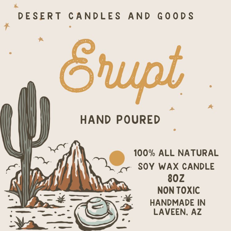 Erupt 8oz Candle