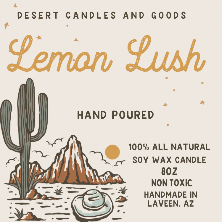 Lemon Lush 8oz Candle