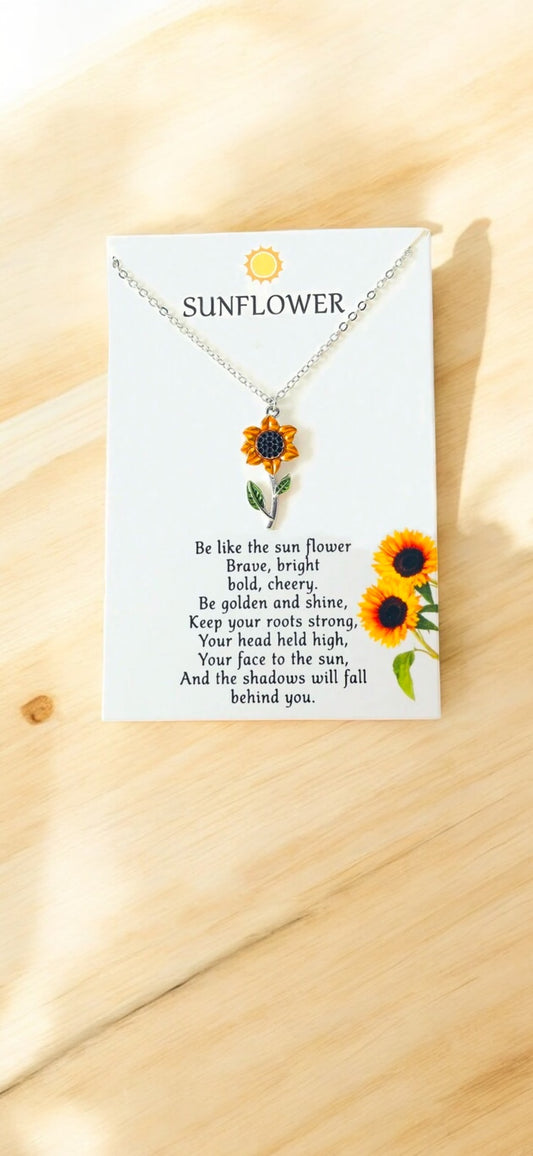 Sunflower Necklace