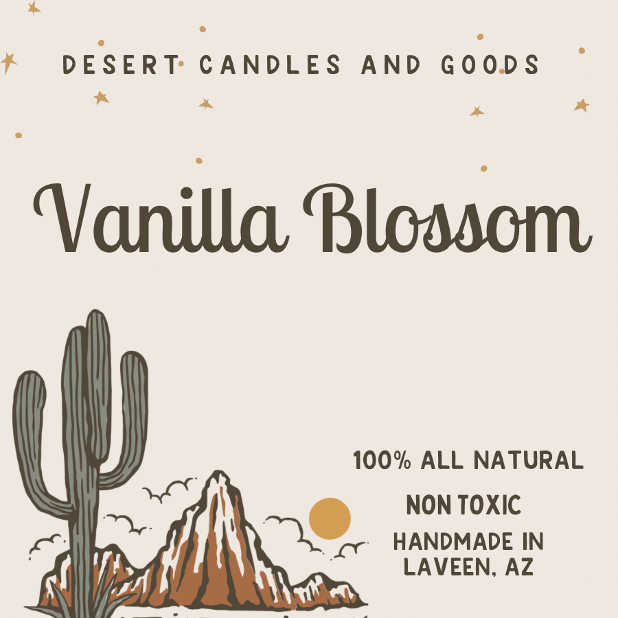 Vanilla Bloosm 8oz Candle