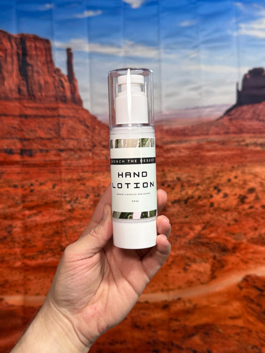 3.4oz Organic Drench The Desert Hand lotion