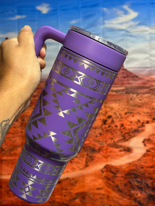 40 oz Desert Candles and Goods Engraved Cups