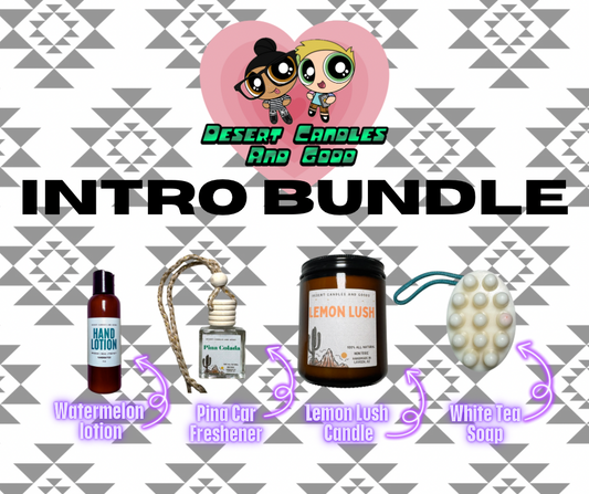 Desert Candles and goods Intro Bundle