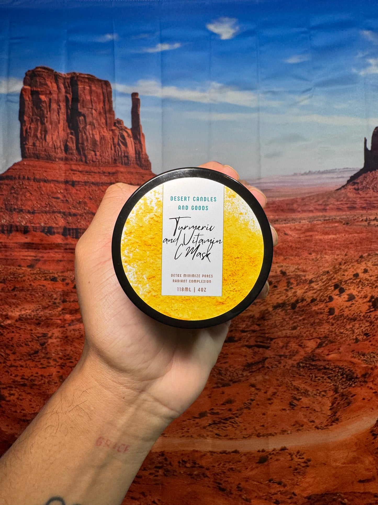 Turmeric and Vitamin C Mask