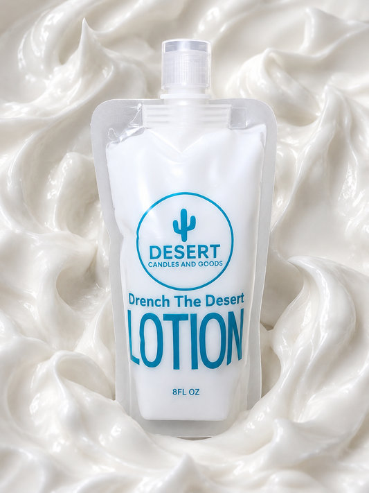 8oz Organic Drench The Desert Lotion-Super Hydration