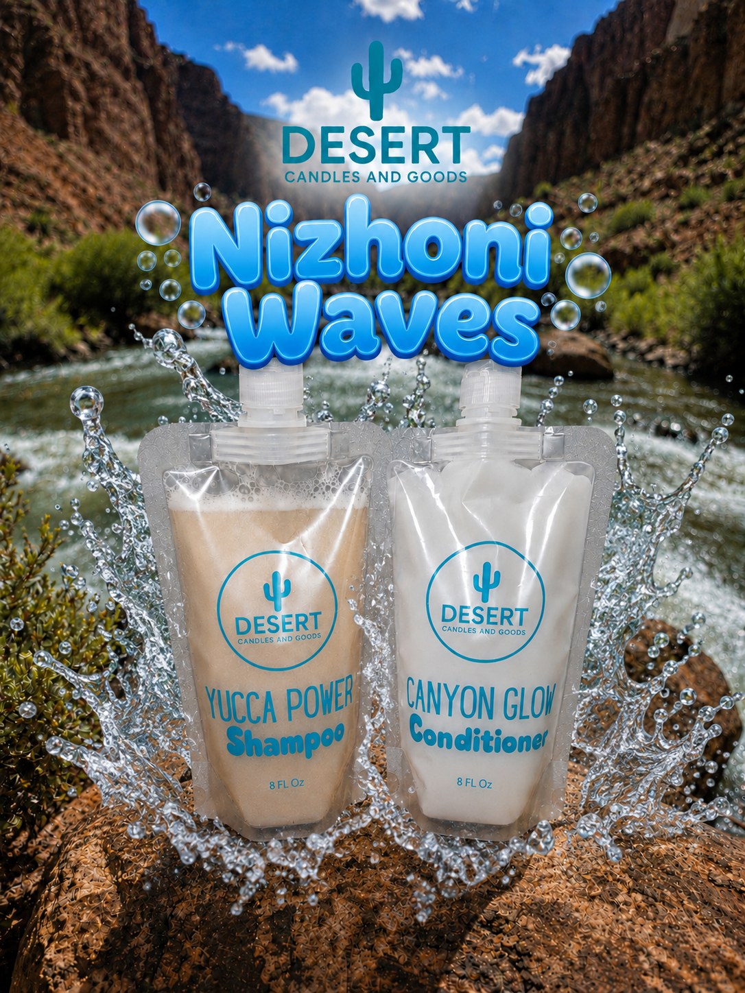 Yucca Power Shampoo and Canyon Glow Conditioner