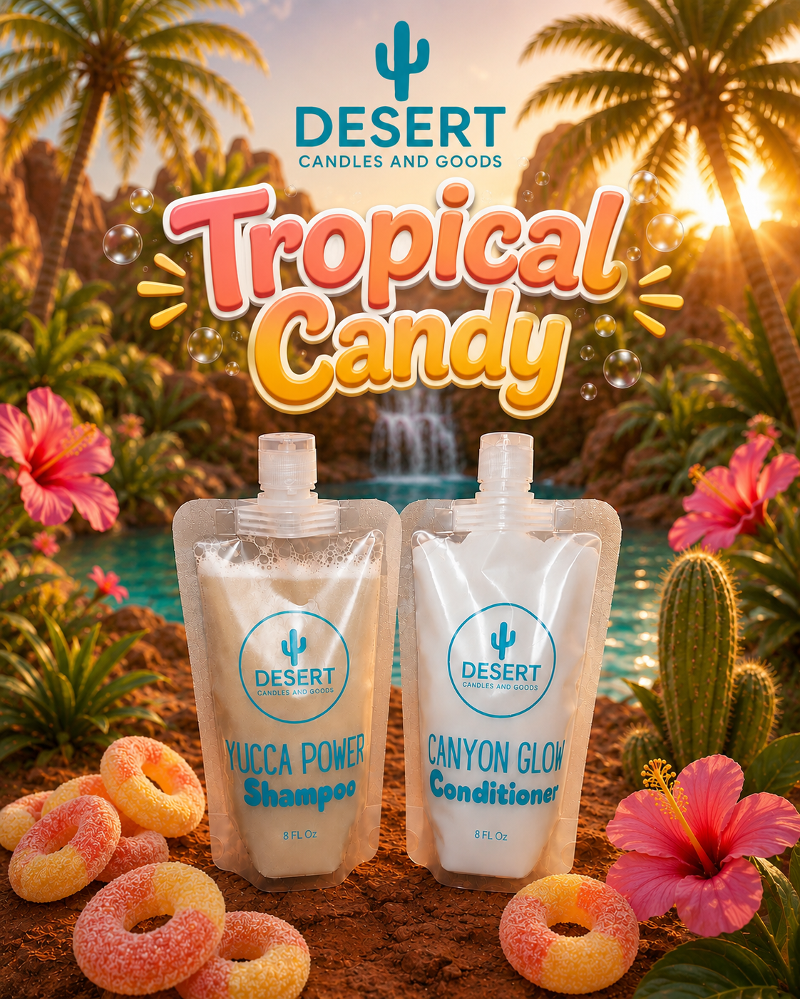 Yucca Power Shampoo and Canyon Glow Conditioner
